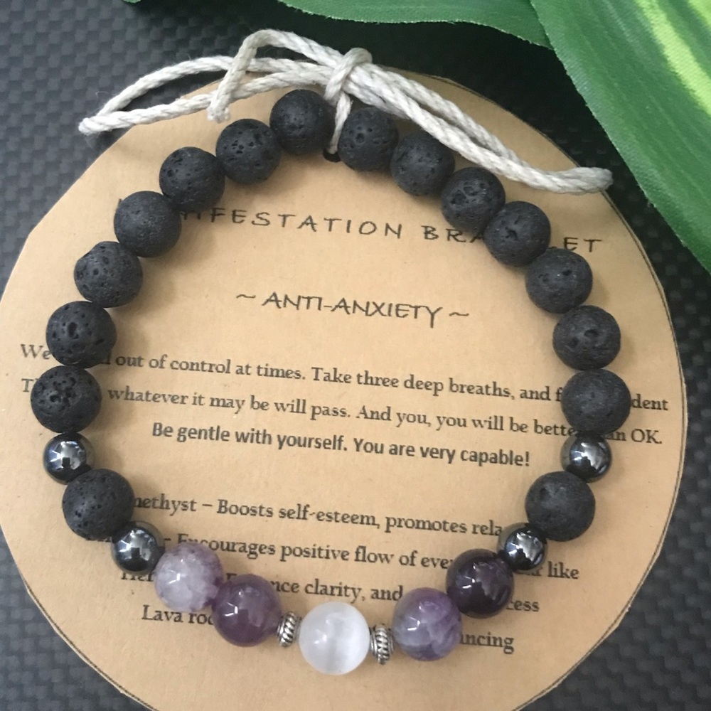 Anti Anxiety crystal/gemstone bracelet